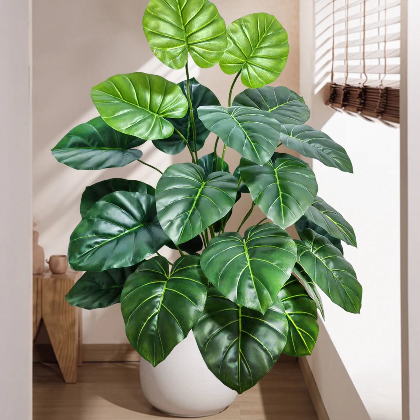 Silk Artificial Monstera Pothos Leaf Indoor Plant