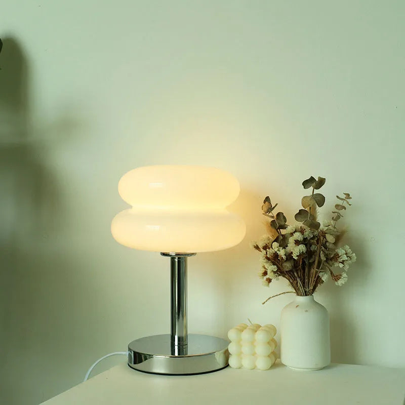 Macaron Glass Trichromatic Dimmable Table Lamp