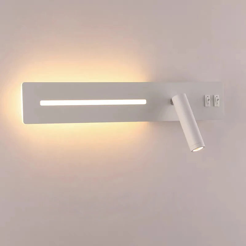 USB Charging Bedside Reading Wall Lamp