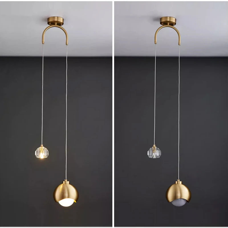 Nordic Glass Cord Pendant Lamp