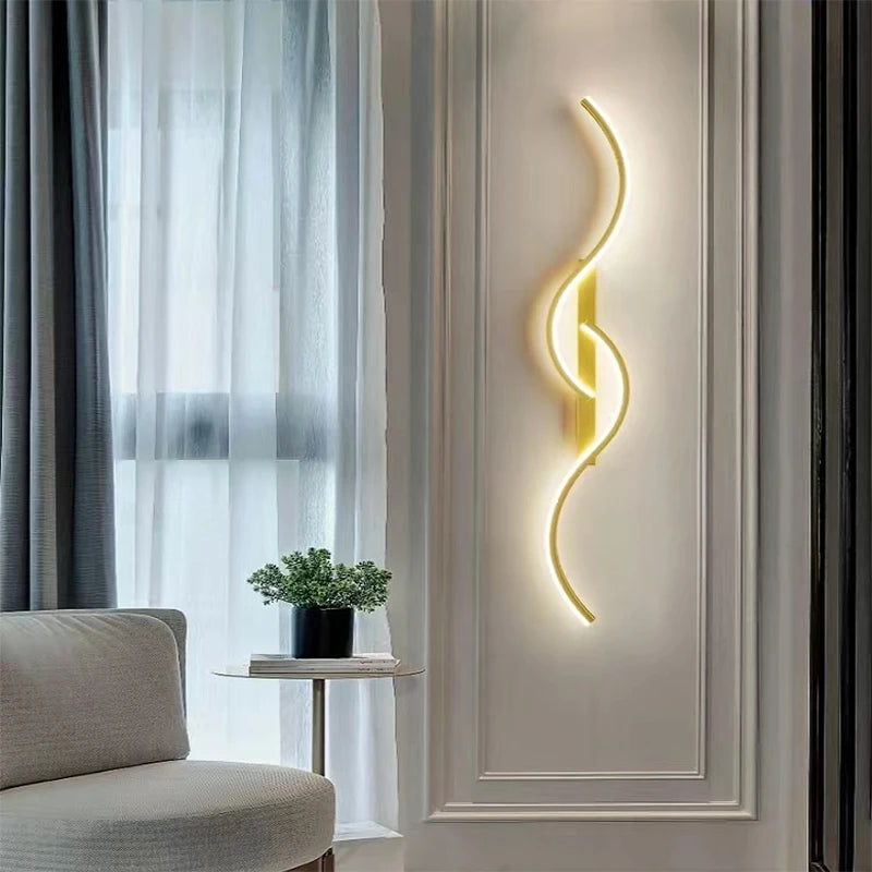 Minimalist Aluminum Bedside LED Up Down Wall Sconce