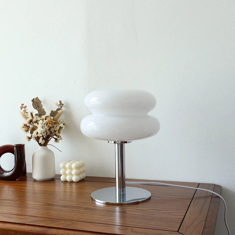 Macaron Glass Trichromatic Dimmable Table Lamp