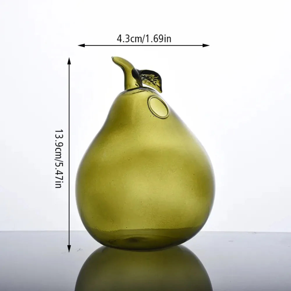 Pear Shaped Glass Aromatherapy Fruit Vessel