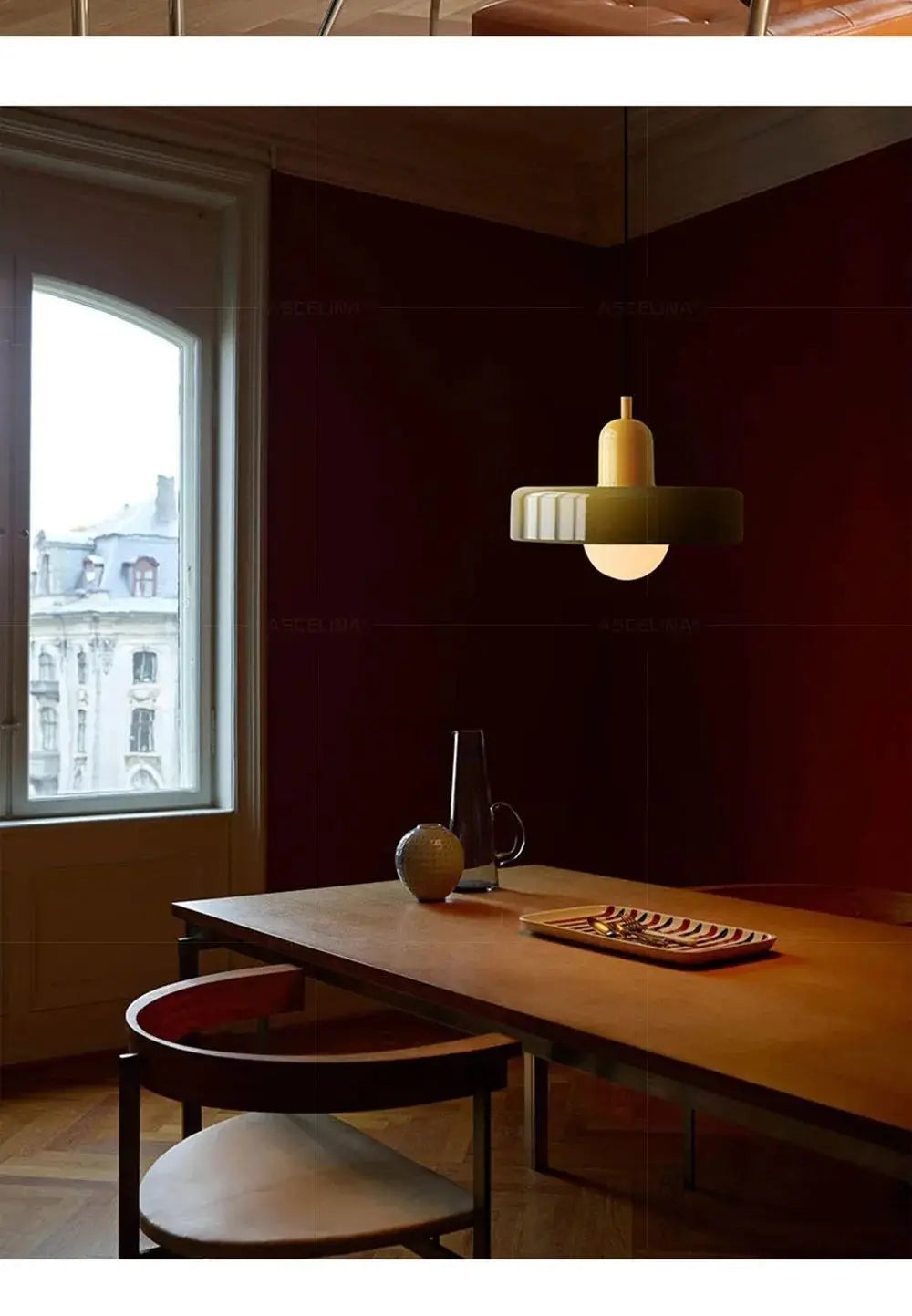 Bauhaus Nordic Glass Chandelier