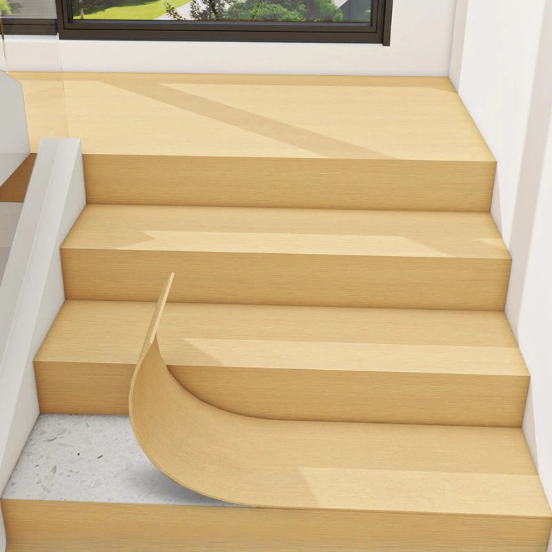 Anti Slip Stair Stickers | Self Adhesive Stair Tape with Wood Grain Design