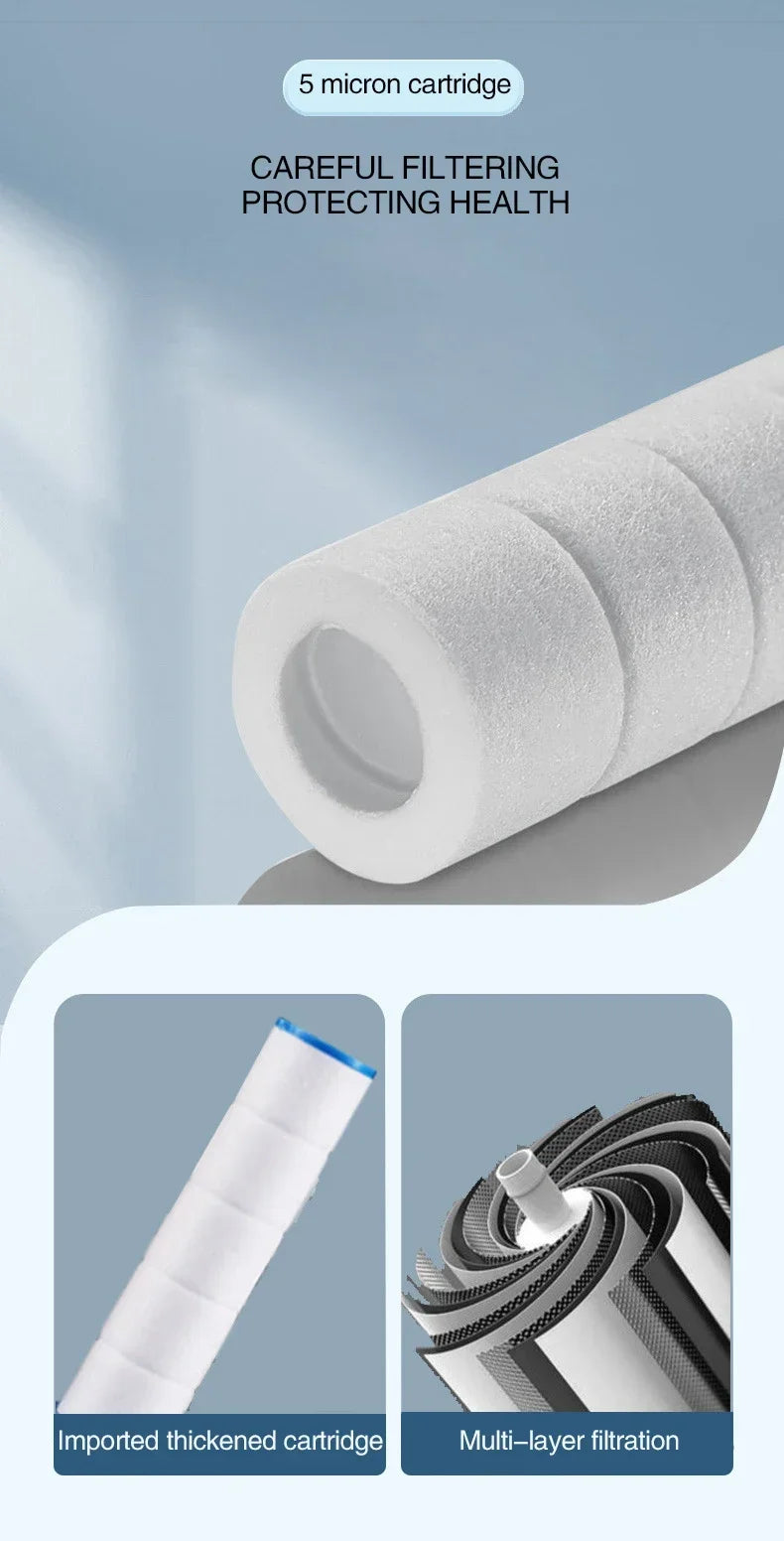 3 Mode Adjustable Filtered Massage Shower Head