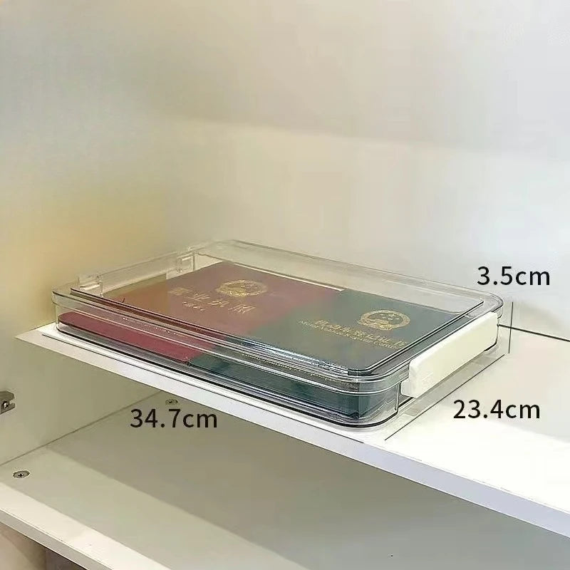 Acrylic Transparent A4 Desktop Paper Organizer