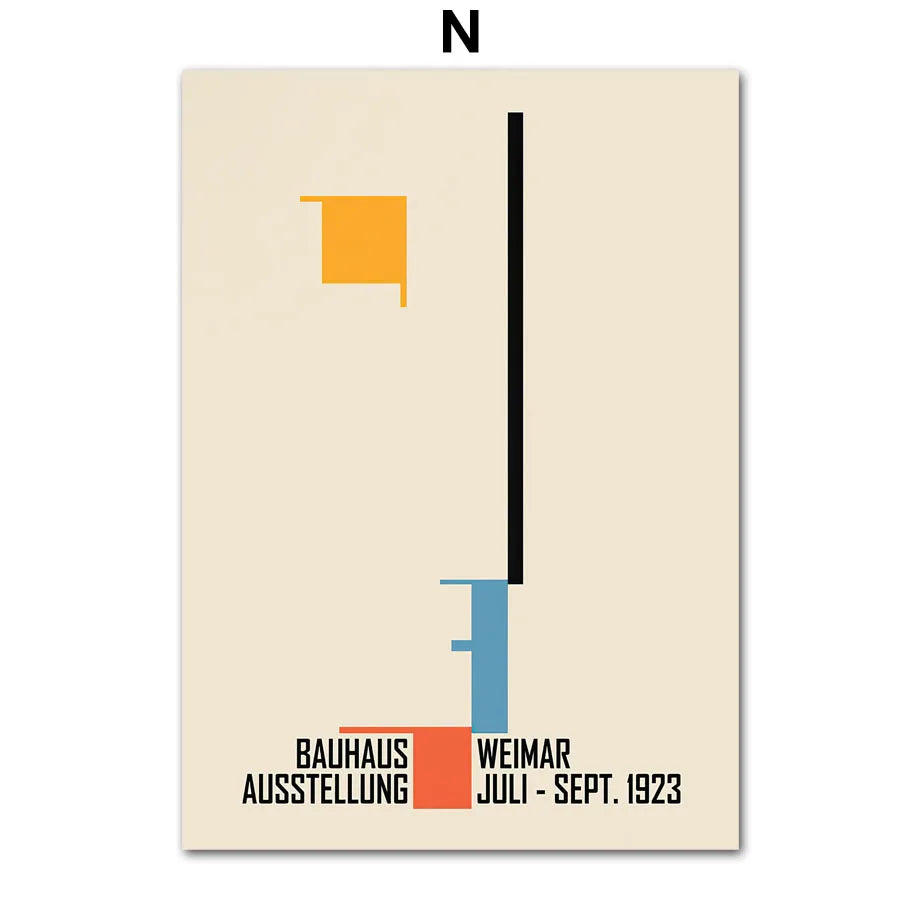 Mondrian Bauhaus Abstract Canvas Print