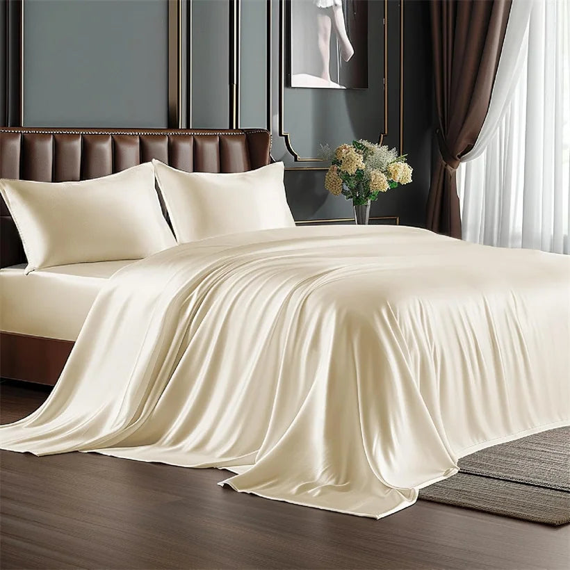 Mulberry Silk Bedding — Luxury 100% Natural Silk Duvet Set