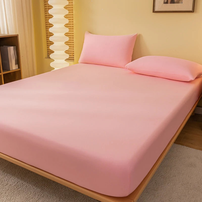 Matte Bed Sheet — Soft, Wrinkle Resistant Solid Color Bedding