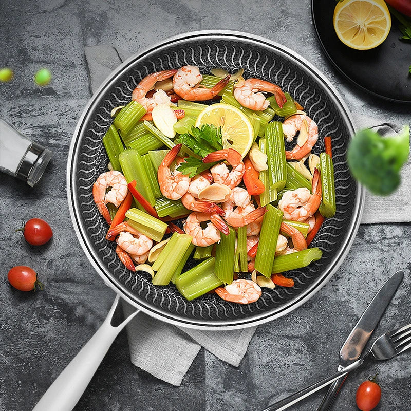 316L Stainless Steel Tri-Ply Non-Stick Frying Pan