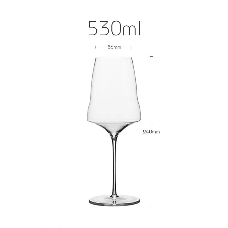 Josephine Style Handmade Crystal Wine Glass
