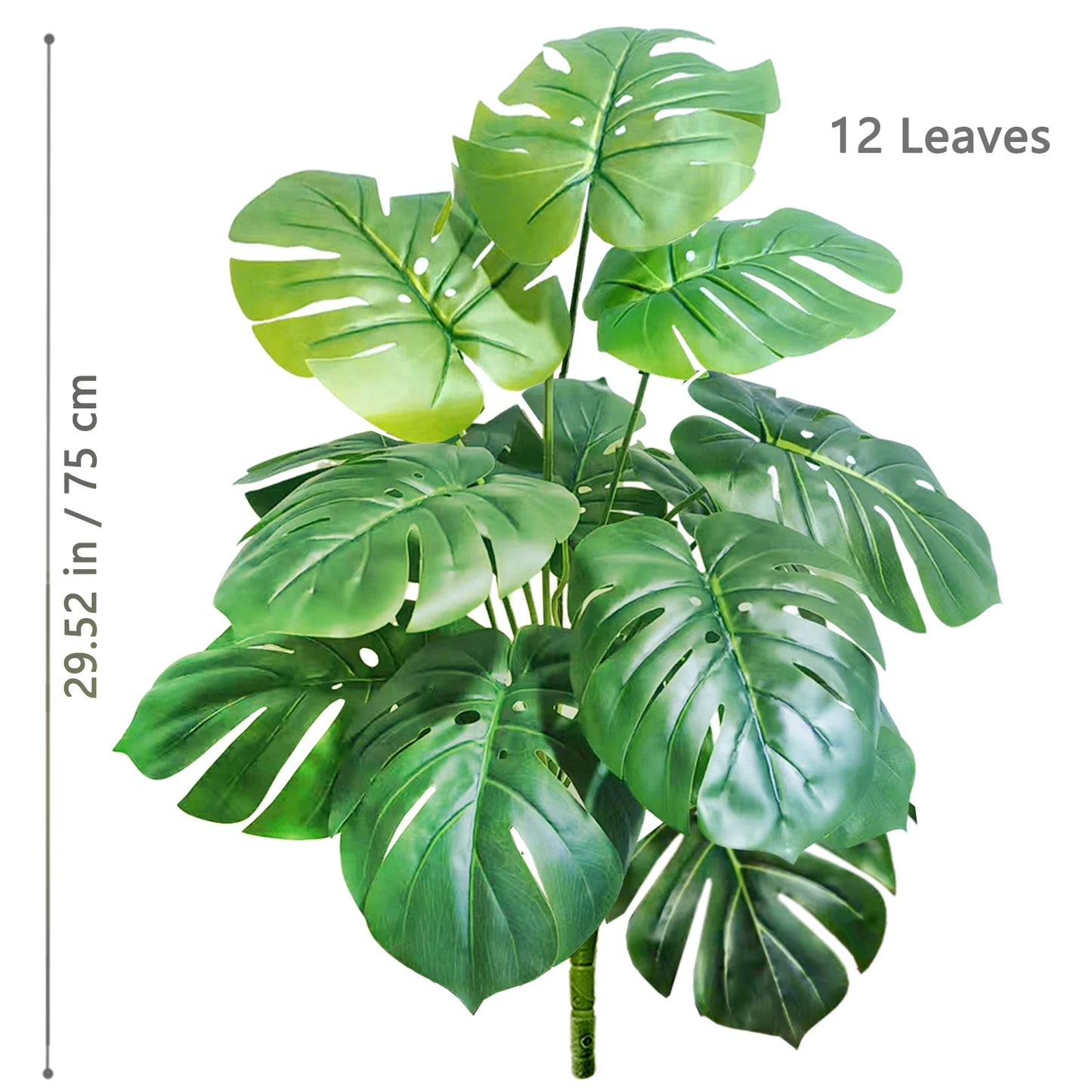 Silk Artificial Monstera Pothos Leaf Indoor Plant