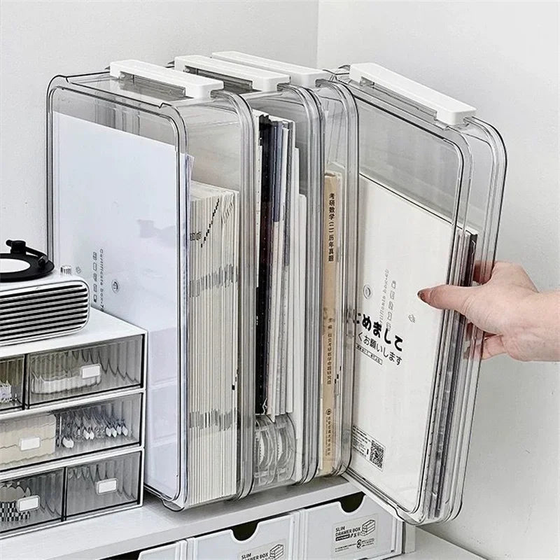 Acrylic Transparent A4 Desktop Paper Organizer