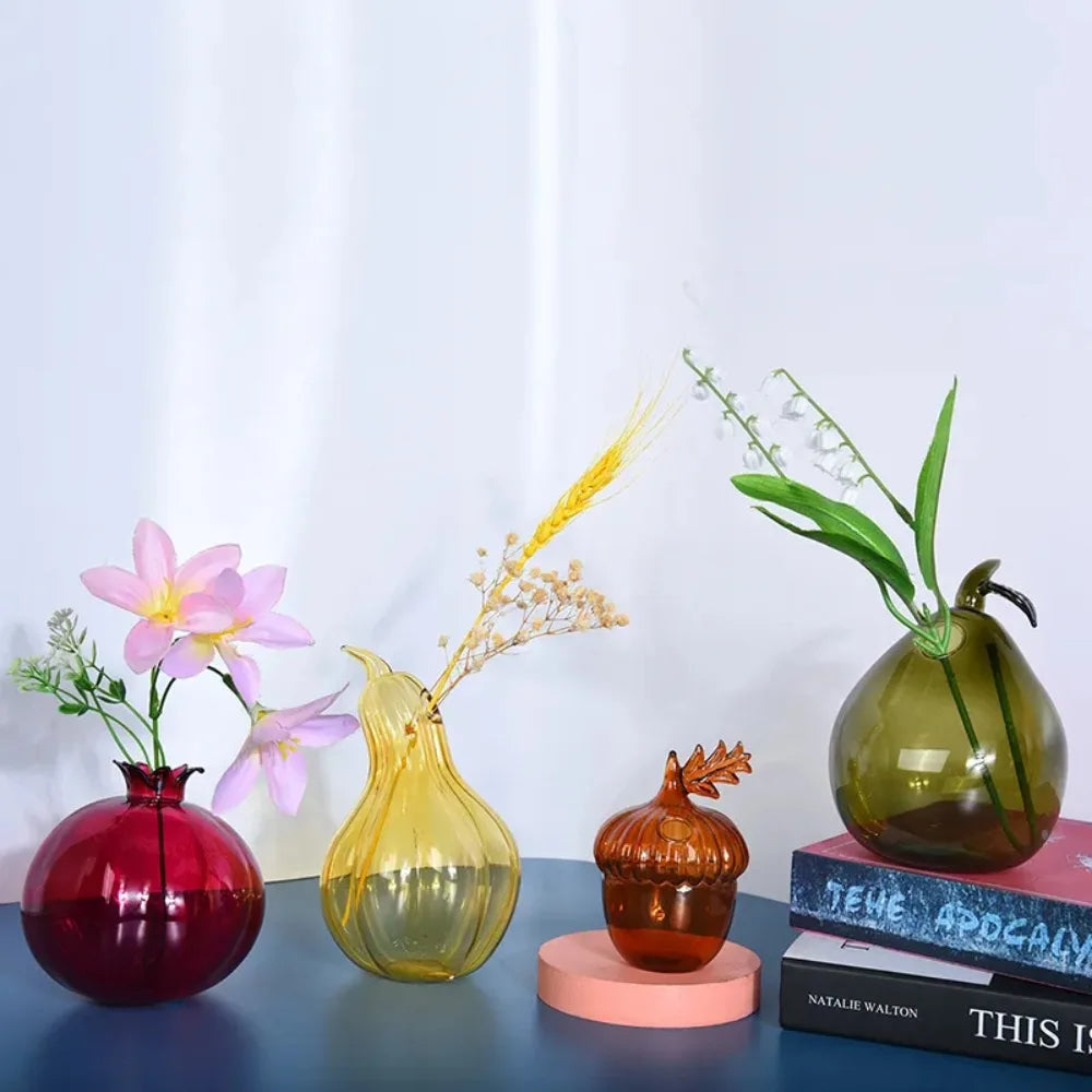 Pear Shaped Glass Aromatherapy Fruit Vessel
