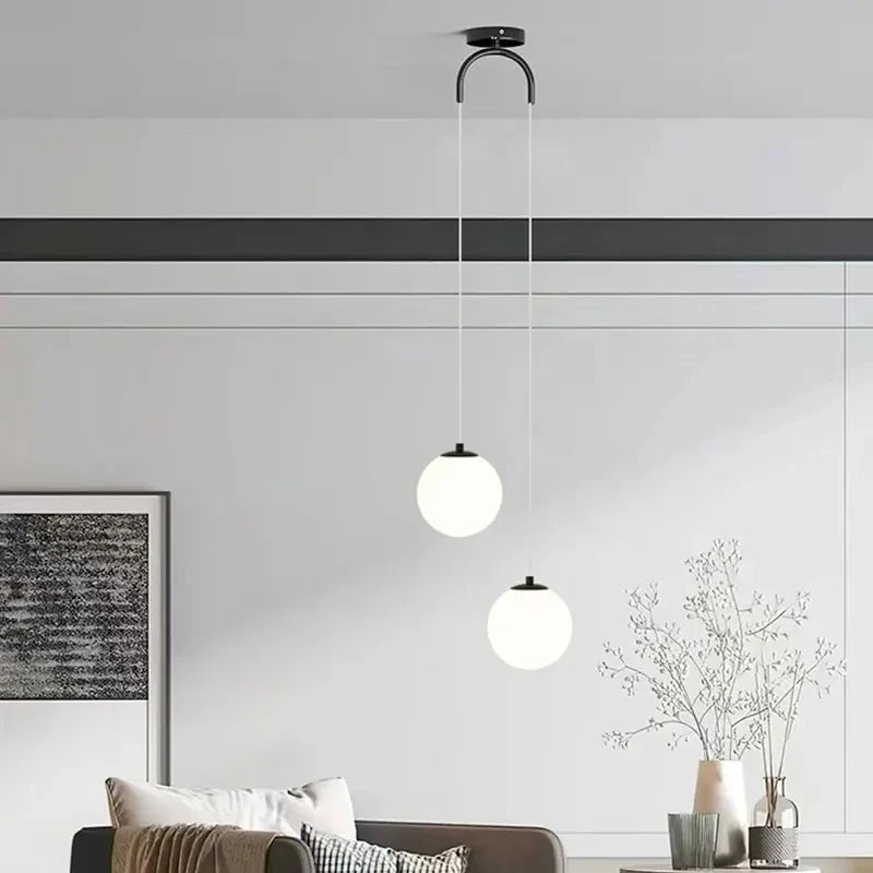 Nordic Glass Cord Pendant Lamp