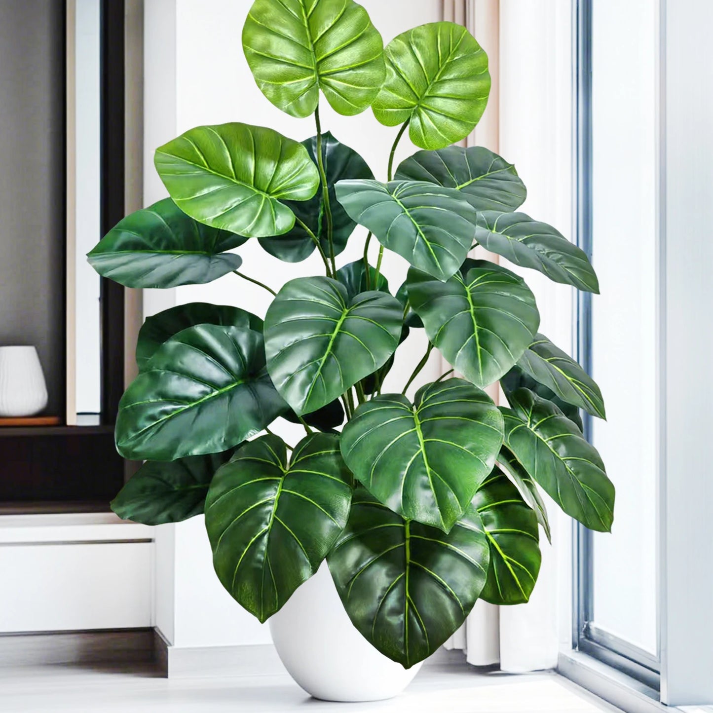 Silk Artificial Monstera Pothos Leaf Indoor Plant