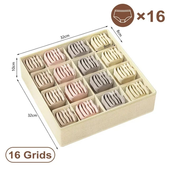 Fabric Drawer Underwear Bra Wardrobe Organizer