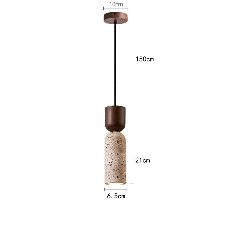 Japanese Wabi-Sabi Vintage Bedside Chandelier