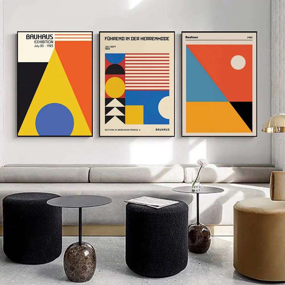 Mondrian Bauhaus Abstract Canvas Print