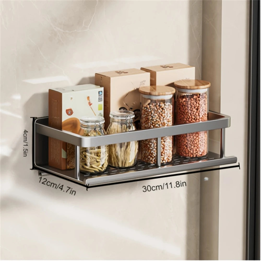 Wall Mounted Multi-Function Kitchen Seasoning Storage Rack