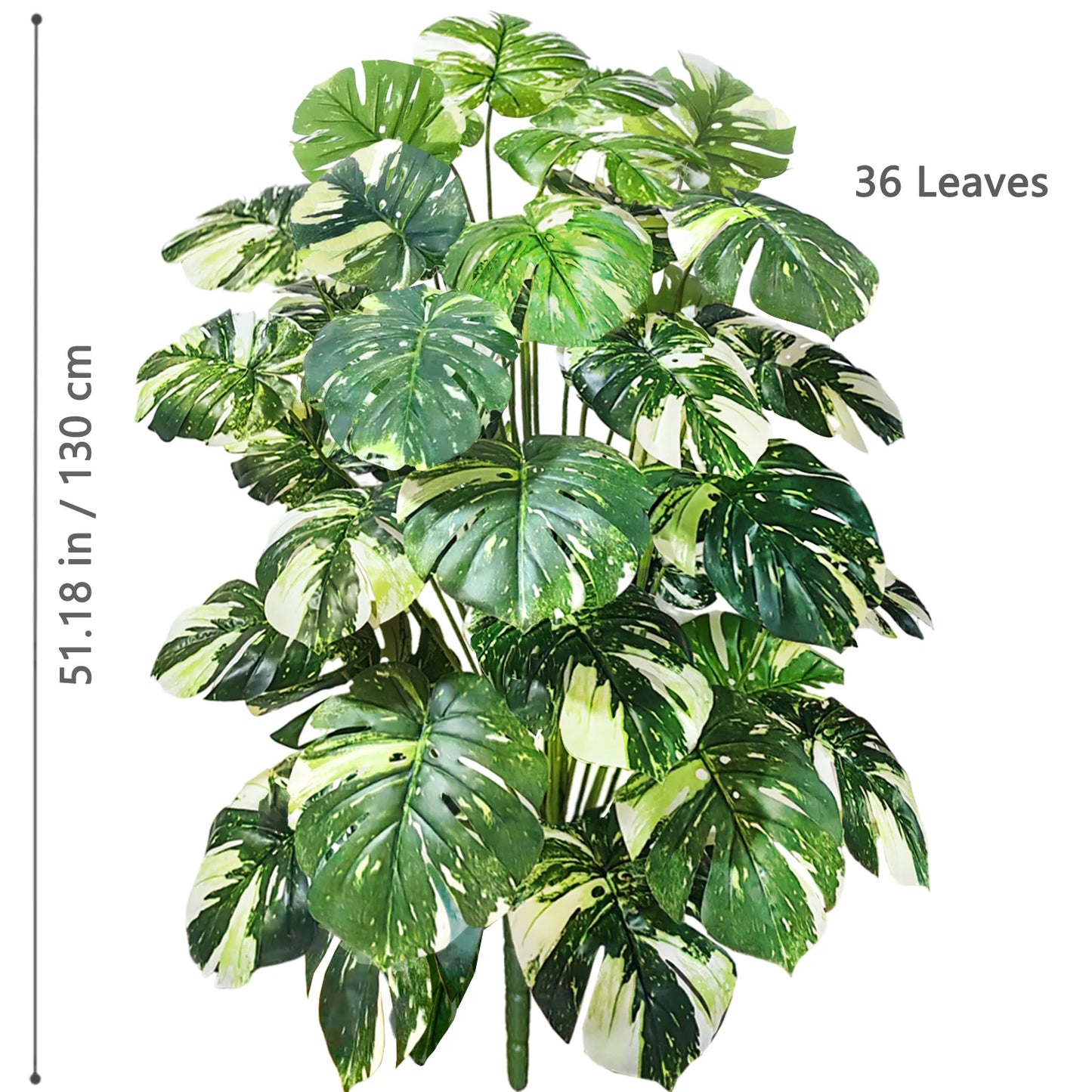 Silk Artificial Monstera Pothos Leaf Indoor Plant