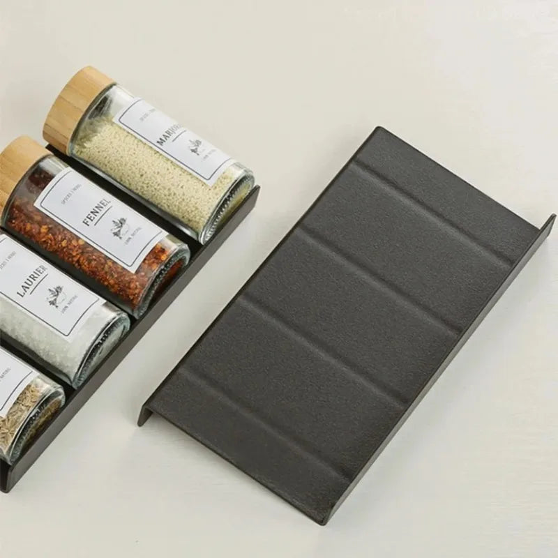 Adjustable 4 Layer Kitchen Spice Drawer Organizer
