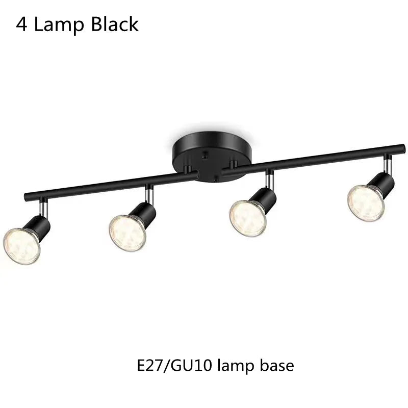Adjustable GU10 Multi Head Ceiling Spotlight