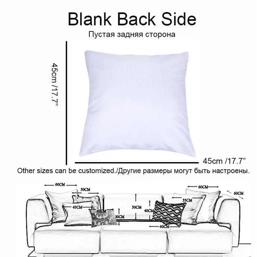 Retro Checkerboard Plaid Polyester Cushion Cover