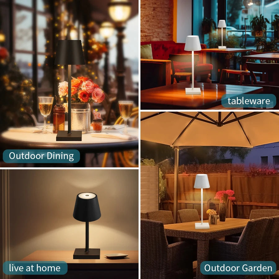 Rechargeable Touch Dimmable LED Table Lamp