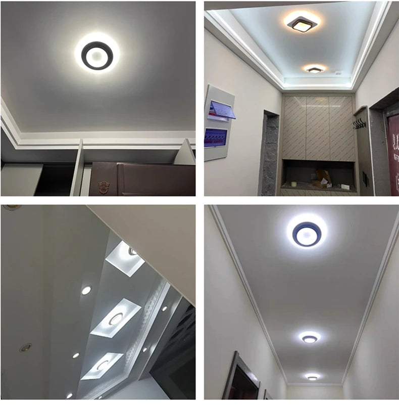 Nordic Metal Acrylic Touch Switch Ceiling Lamp