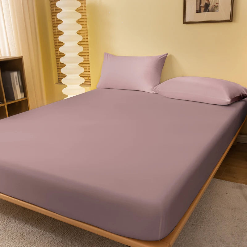 Matte Bed Sheet — Soft, Wrinkle Resistant Solid Color Bedding