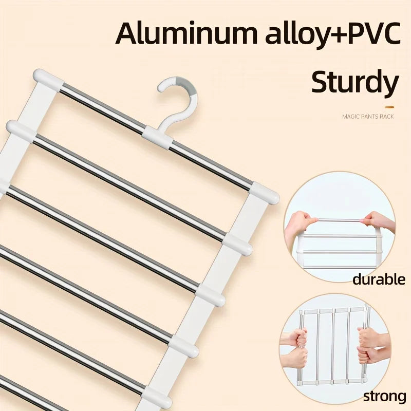 Stainless Steel Space Saving Pants Hanger Rack