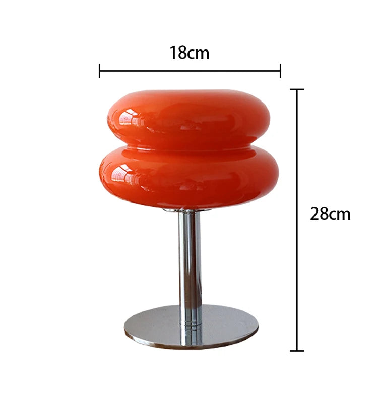 Macaron Glass Trichromatic Dimmable Table Lamp