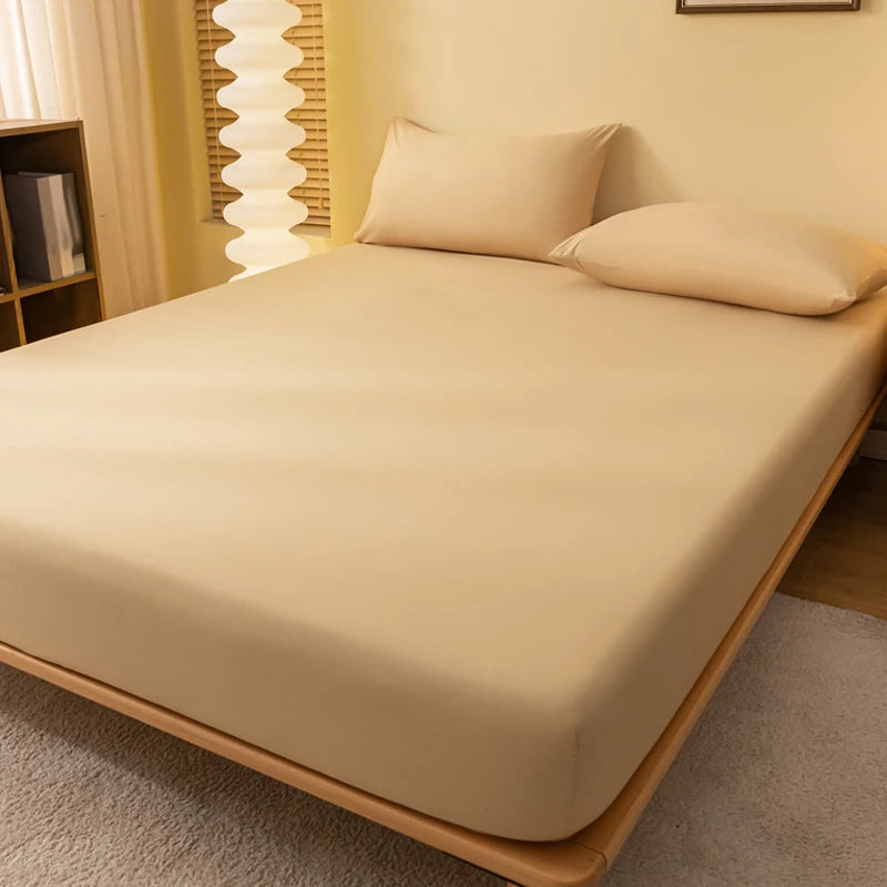 Matte Bed Sheet — Soft, Wrinkle Resistant Solid Color Bedding