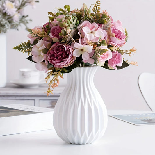 Plastic Home Vessel — Modern Minimalist Decor | Living Room Centerpiece Vessel