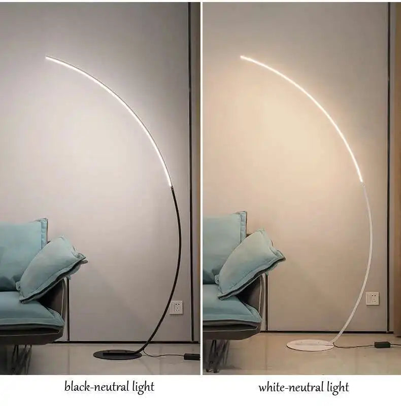 Nordic LED Corner Floor Lamp
