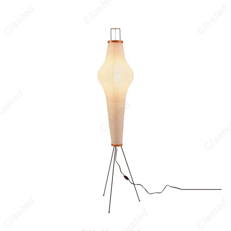 Minimalist Rice Paper LED Floor Lamp