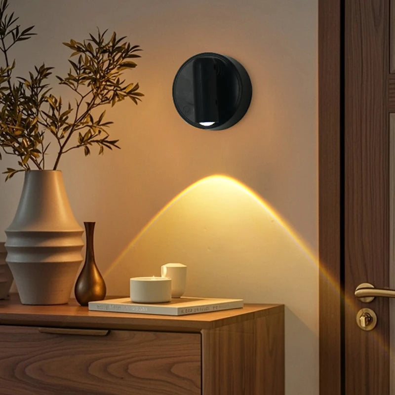 Rechargeable Wall Light - Magnetic Base USB LED Cordless Dimmable Bedside Lamp