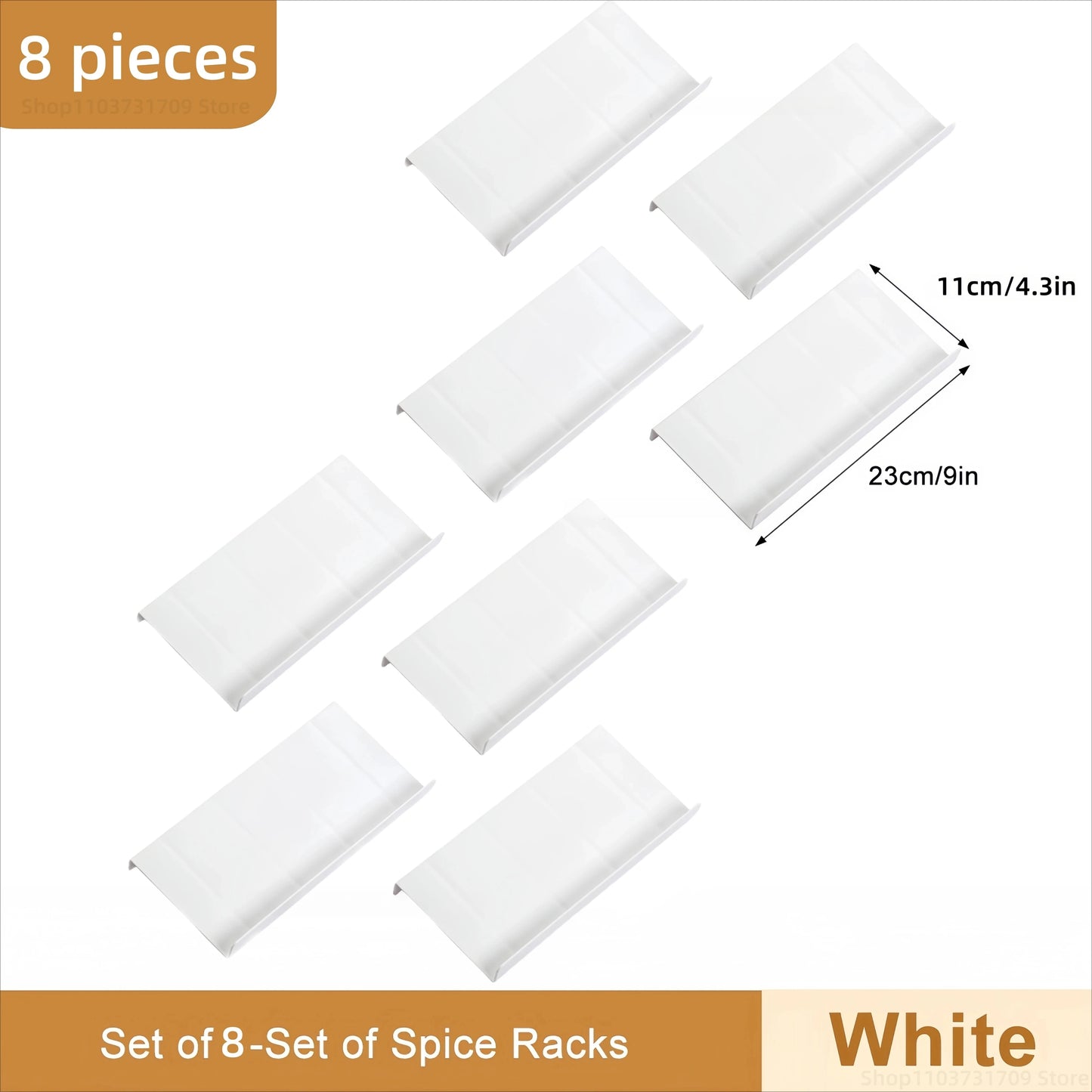 Adjustable 4 Layer Kitchen Spice Drawer Organizer