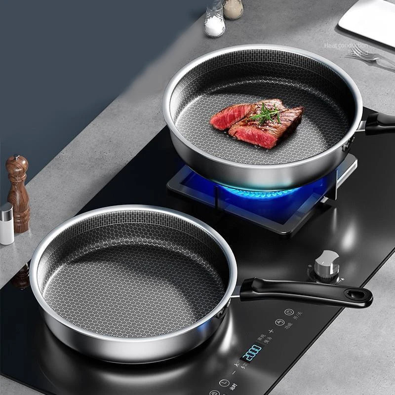 316L Stainless Steel Tri-Ply Non-Stick Frying Pan