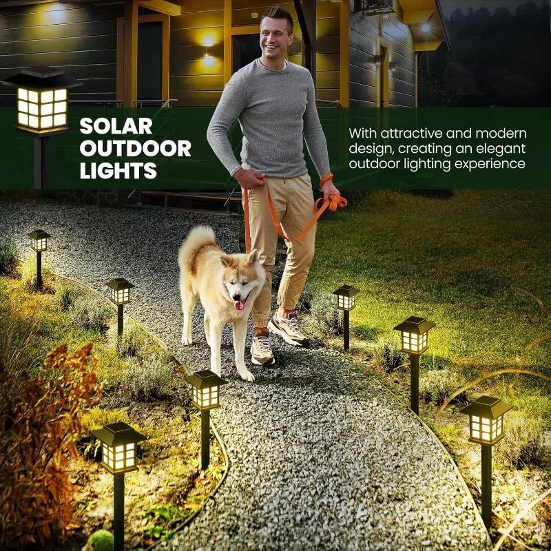 Solar Pathway Luminaire — Waterproof Outdoor LED Garden Luminaireing