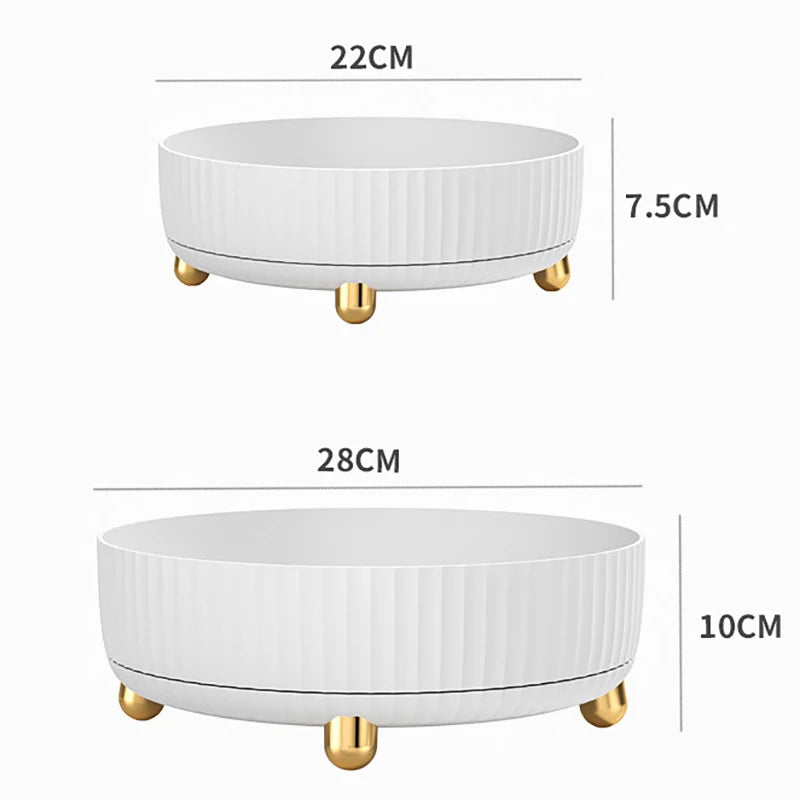 360 Degree Rotating Lazy Susan Makeup Organizer Tray