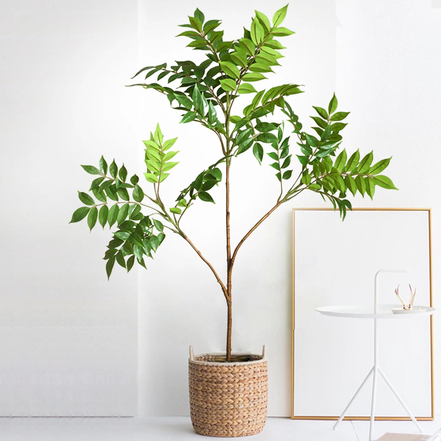 Realistic Silk Artificial Fiddle Leaf Fig Indoor Plant