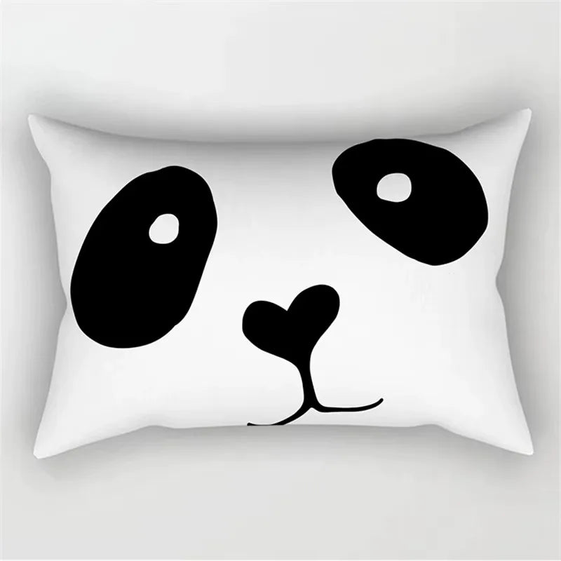 Geometric Marble Print Polyester Rectangular Pillowcase