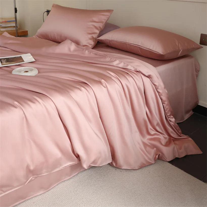 Mulberry Silk Bedding — Luxury 100% Natural Silk Duvet Set