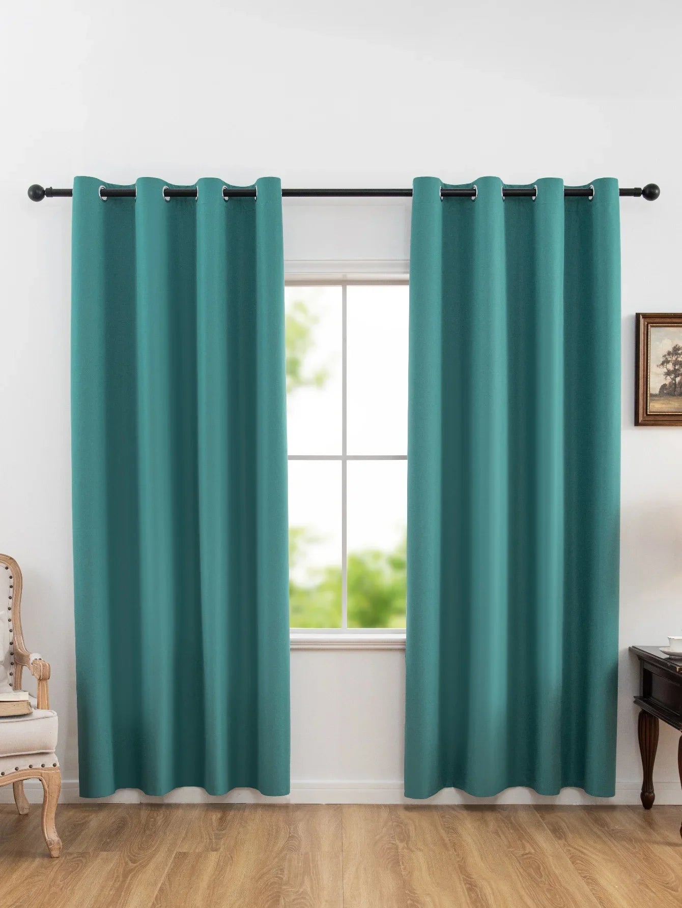 100% Light Blocking Grommet Top Blackout Drapes