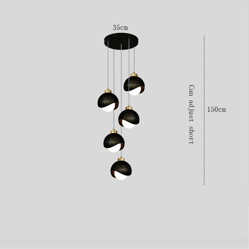 Nordic Glass Cord Pendant Lamp