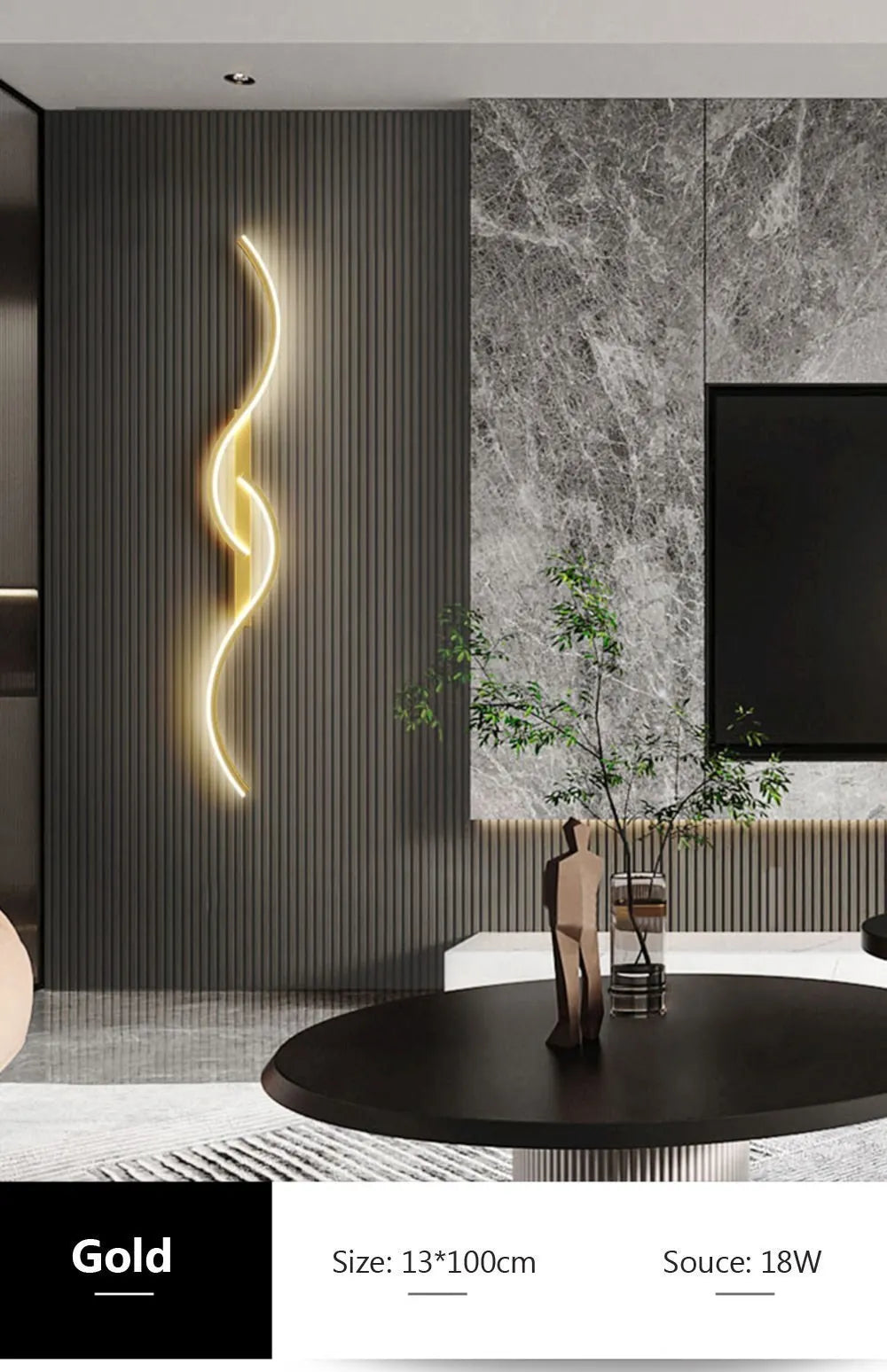 Minimalist Aluminum Bedside LED Up Down Wall Sconce