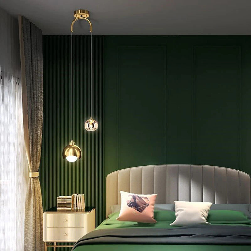 Nordic Glass Cord Pendant Lamp